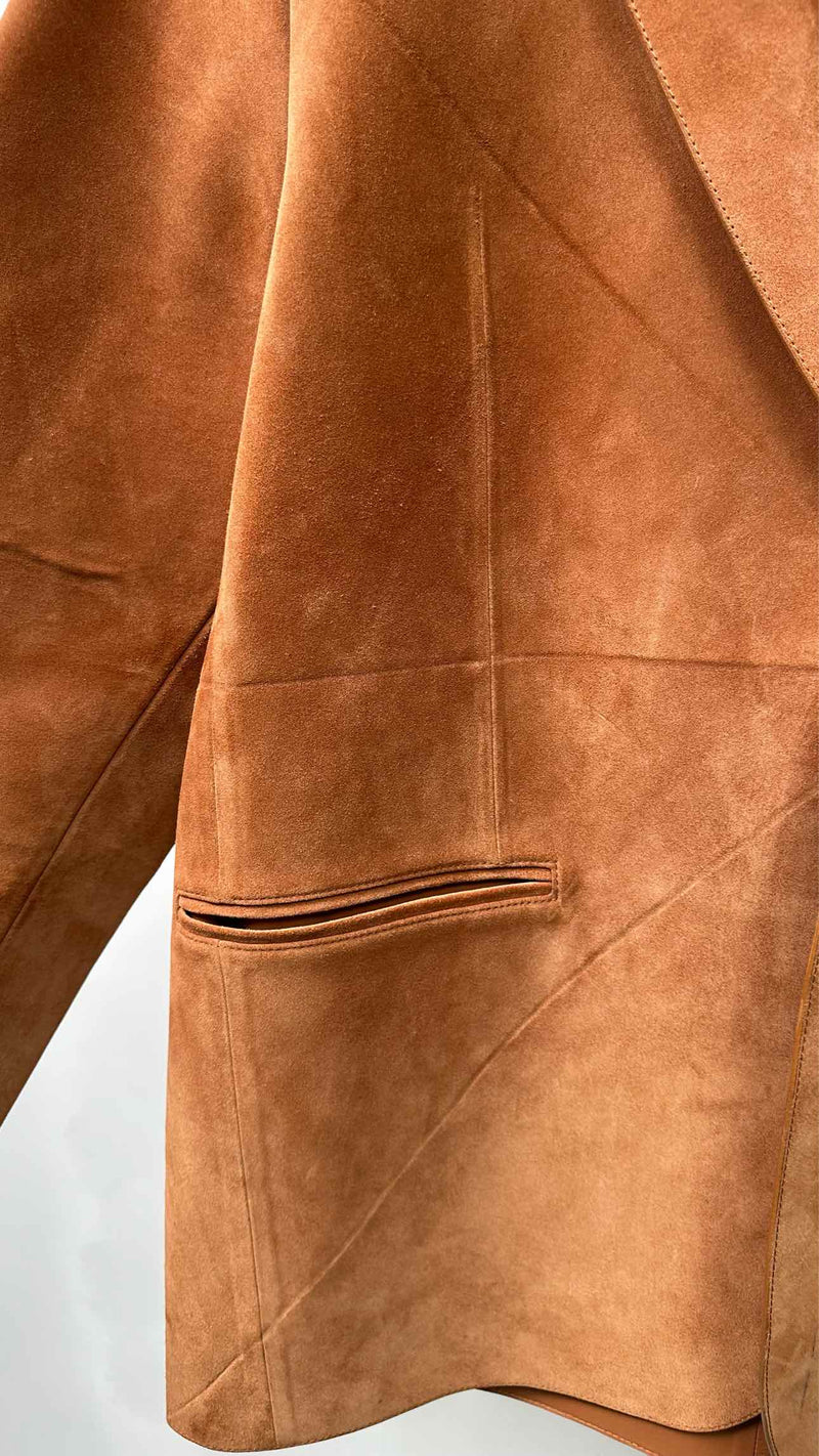 LOEWE Puzzle-Shaped Suede Jacket