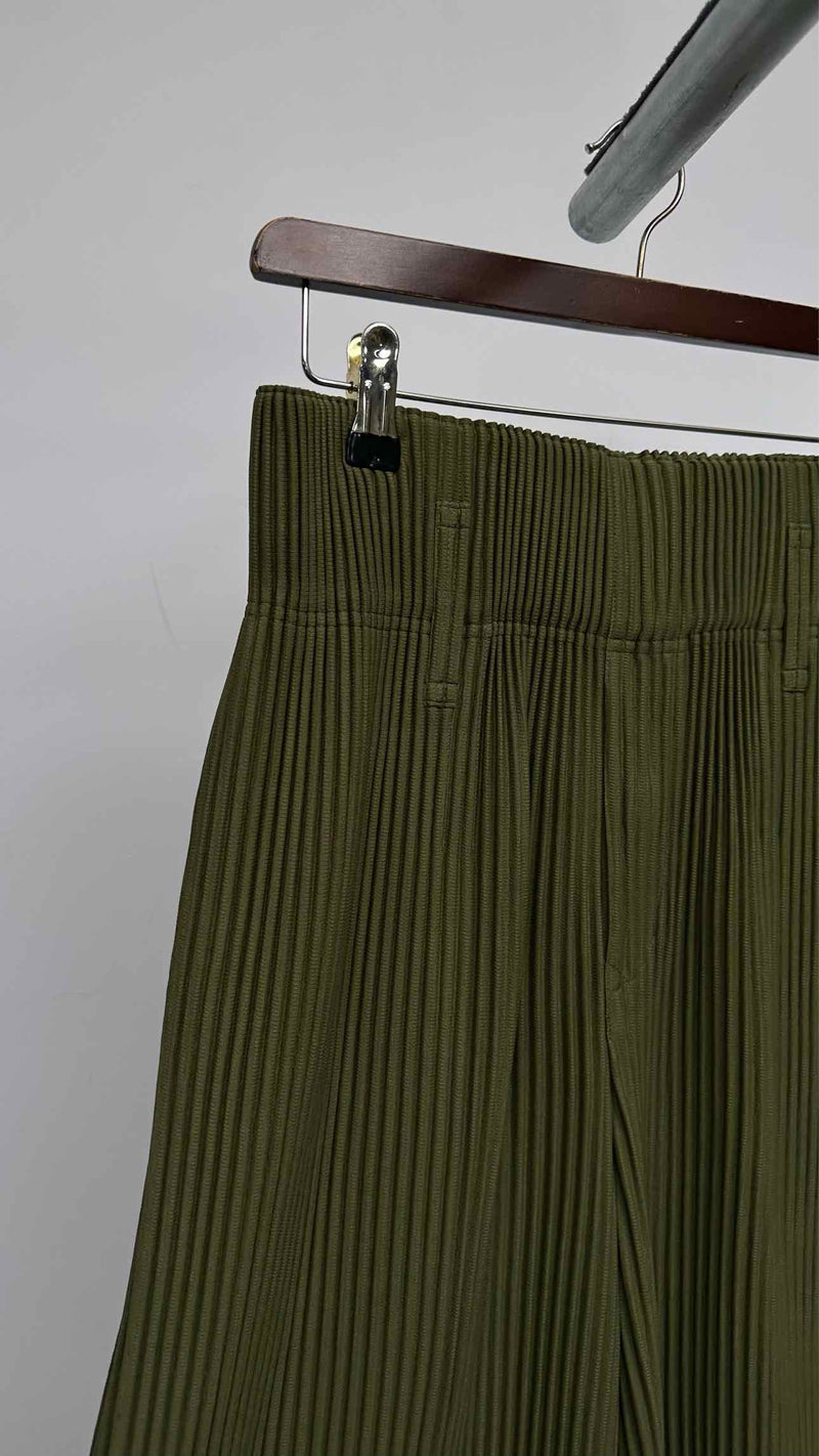 Homme Plisse Pleated Wide Hakama Pants
