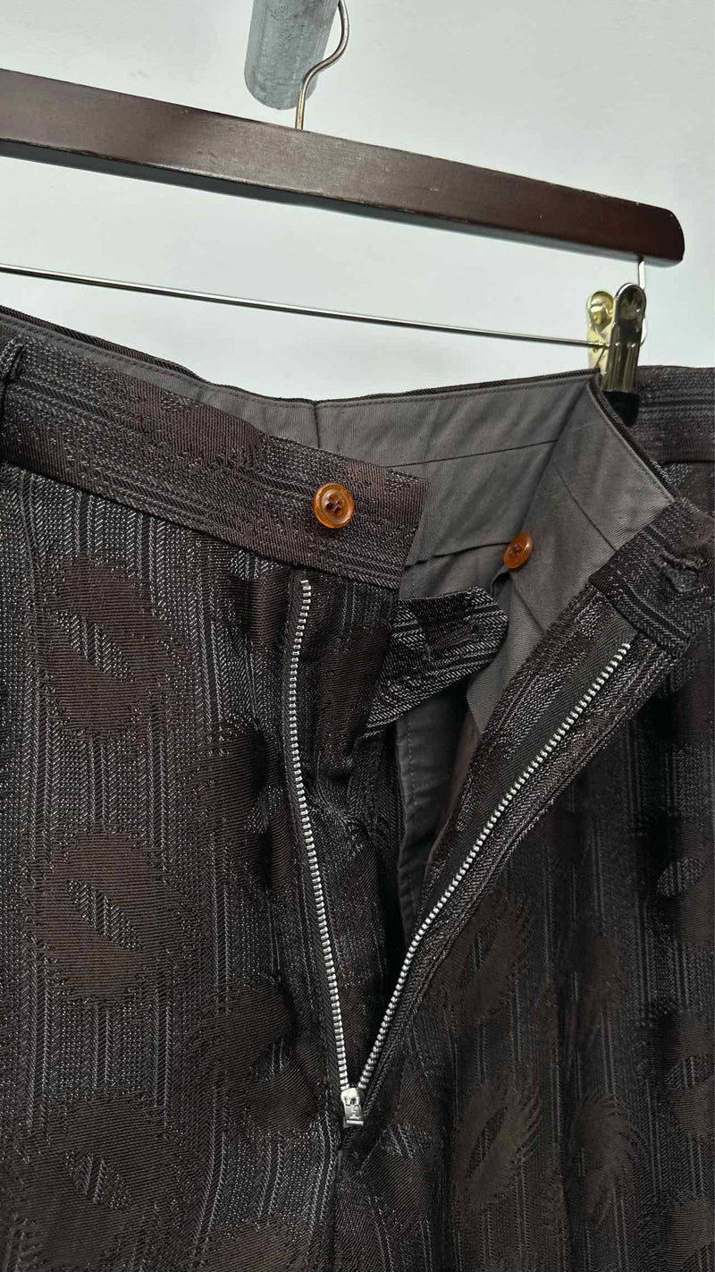 Comme Des Garcons Homme Plus Jacquard Satin Stripe Pants