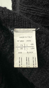 Rick Owens Suede-sleeve Knitted Gawn