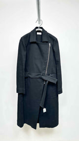 Helmut Lang Layered Zip-up Trench Coat