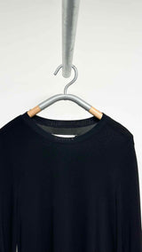 Margiela L/S Ruched Mesh Sleeve Dress