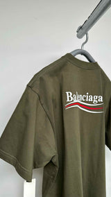 Balenciaga Political Campaign Logo Tee