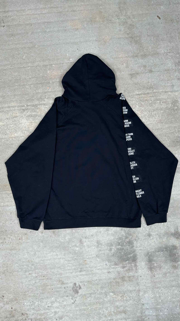 Raf Simons Oversized Teenage Dream patchwork Hoodie