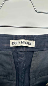 Issey Miyake Reconstructed Plaid Pants