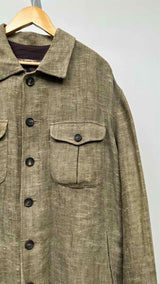 Ziggy Chen Linen Workers Shirt Jacket