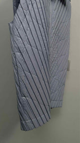 Homme Plisse Padded Pleats Zip-up Vest