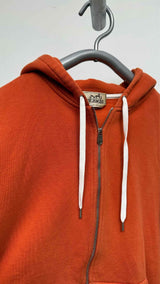 Hermes Lined Zip-up Hoodie