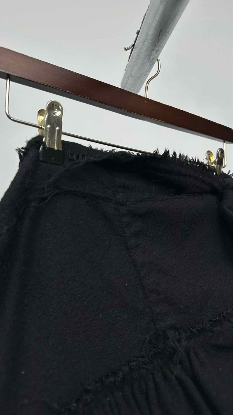 Tao Comme Des GarÃ§ons Asymmetrical Fringed Skirt