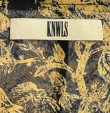 KNWLS L/S Botanical Sheer Tie-up Blouse