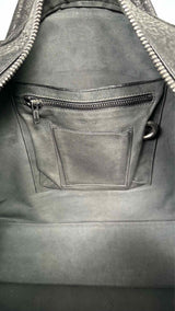 Rick Owens Rectangle Overhight Embossed-leather Bag