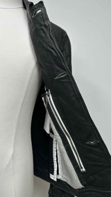 Taichimurakami Displacement Leather Jeans Jacket