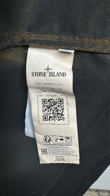 Stone Island Mussola Gommate Longline Hooded Water-resistant Coat