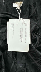 Comme Des Garcons S/S Bow-detailed Geometric Jacquard Maxi Dress