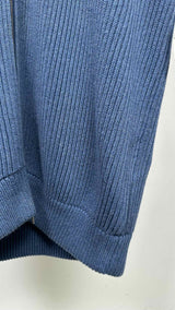 Margiela Zip-up Rib-knit Ariners Vest