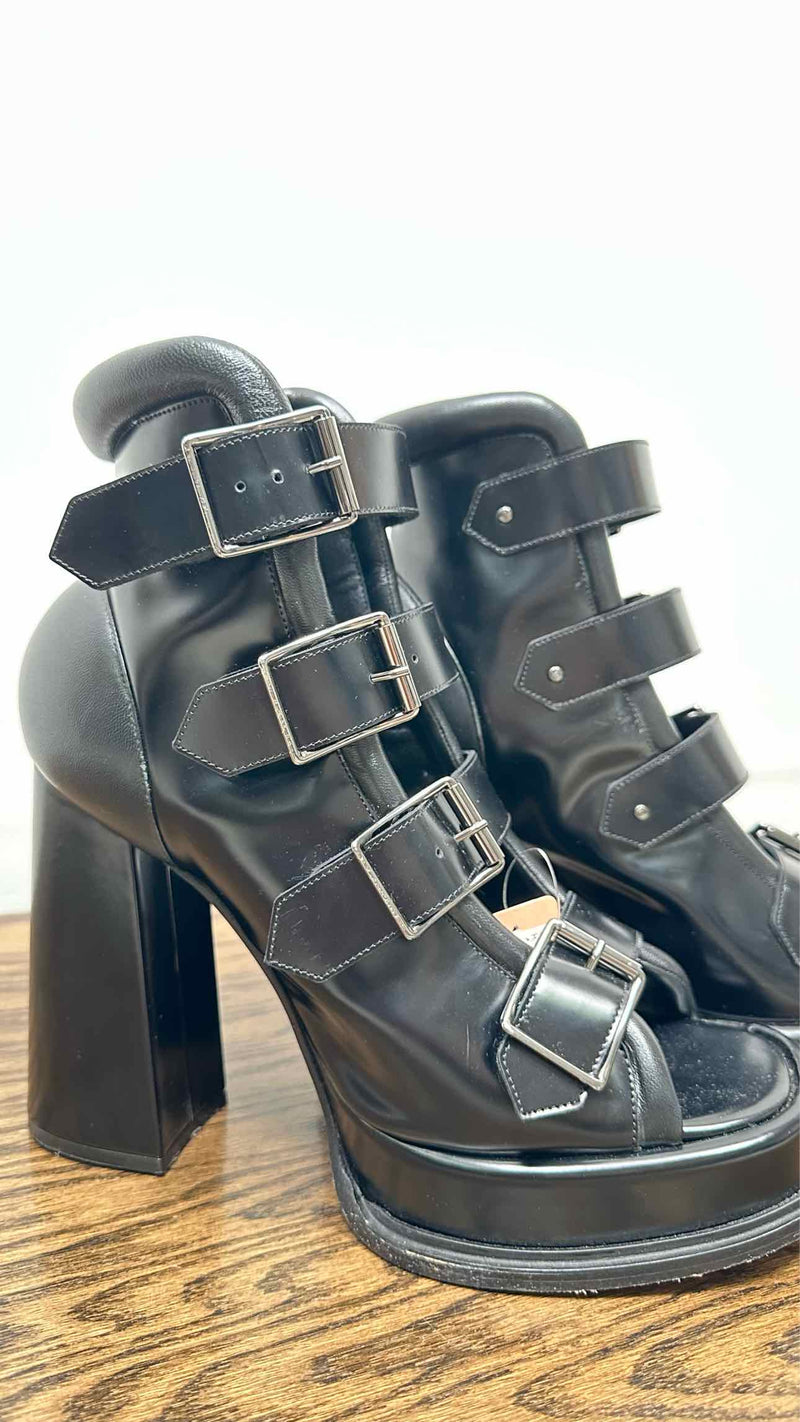 Alexander McQueen Caged Sandal Heels