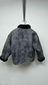 Sandro Shearling Short Coat