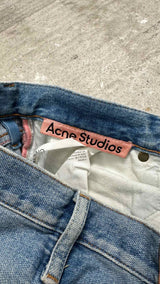 Acne Jeans Distressed Knee-patch Jeans