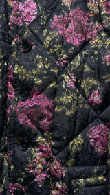 Women's Comme Des Garcons Floral Quilted Blazer Jacket