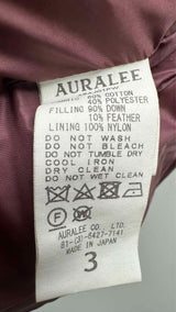 AURALEE Cropped Down Jacket