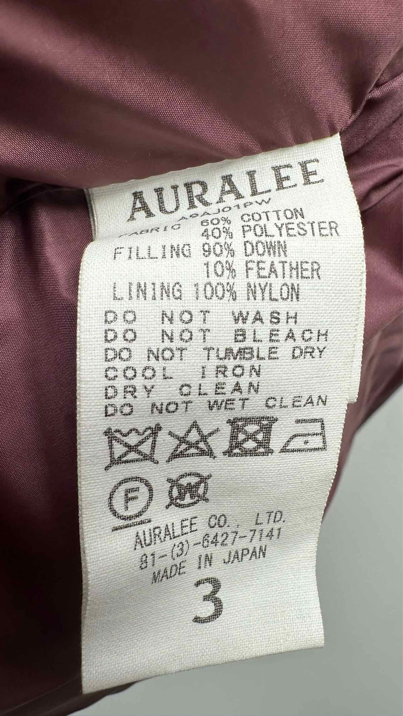 AURALEE Cropped Down Jacket