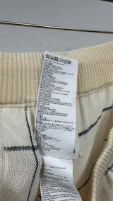 Margiela Fringe Check Knit Shorts