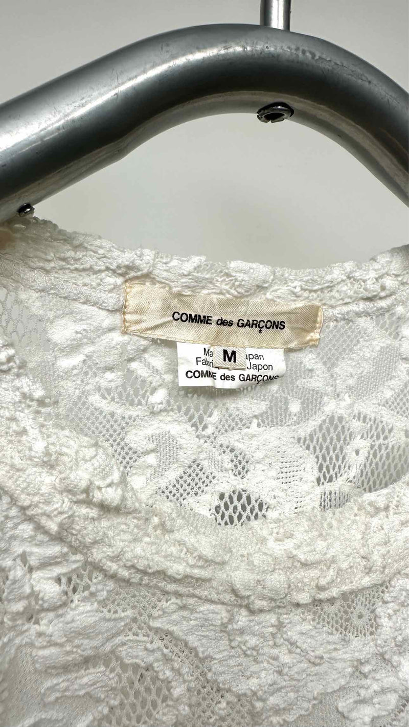 Comme Des Garçons L/S Lace Top