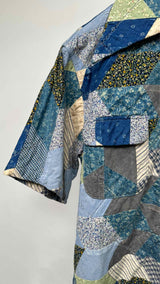 Kapital S/S Yabene Quilted Patchworl Drizzle Shirt