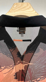 Jean Paul Gaultier Soleil S/S Eagle Print Mesh Shirt