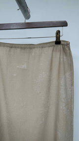 Tory Burch Embellished Jersey Mesh Skirt