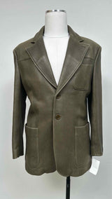 Fendi Leather Tailor Jacket