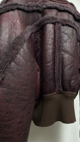 Rick Owens Girdered Shearling Bomber Jacket