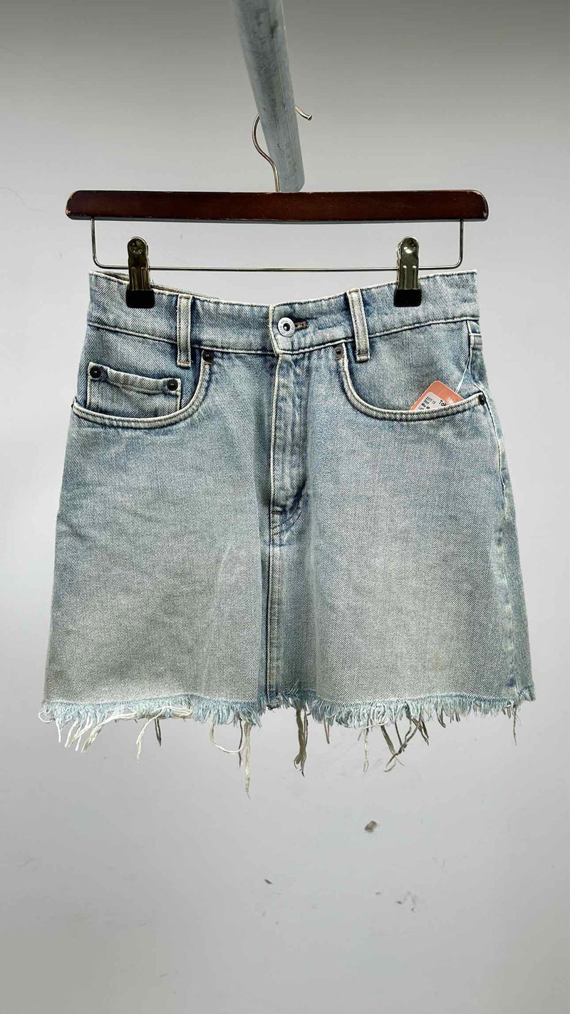 Miu Miu Mini Denim Skirt