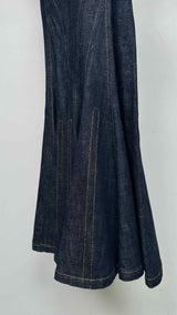 Derek Lam N/S Slim-fit Flare Denim Dress