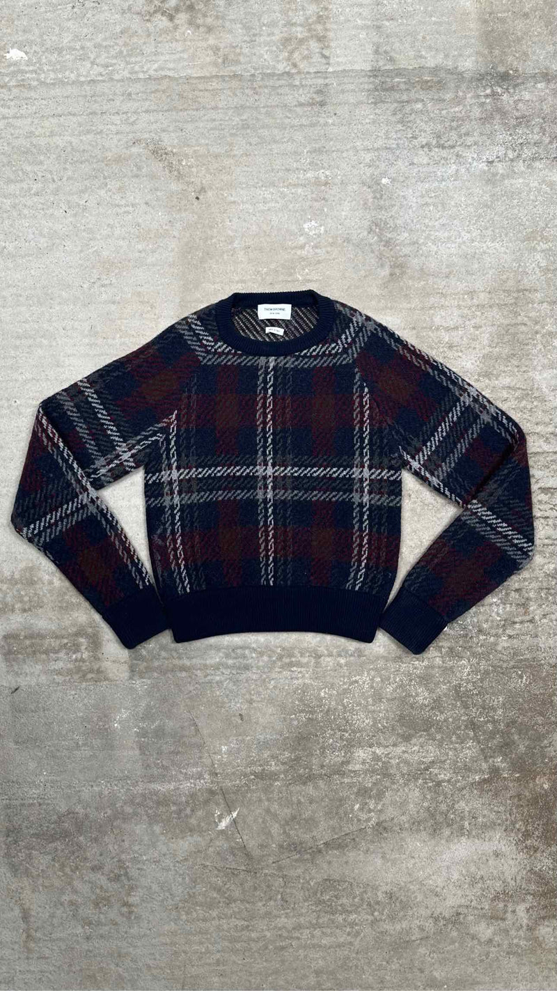 Thom Browne Tartan Check Sweater