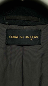 Boiled Wool Ruffle Comme Des Garcons Jacket