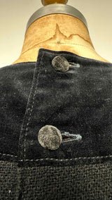 Comme Des Garcons Comme Des Garcons H/S Velvet-shoulder-hybrid Dress