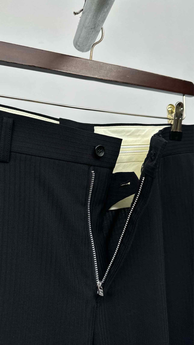 Comme Des Garcons Homme Plus Double-faced Jacquard-stripe Pants