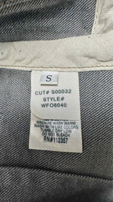 Rick Owens Collar-less Reconstructed Slav Denim Jacket