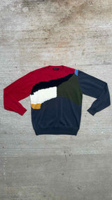 Undercover Color Blocking Light Sweater