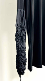 Margiela L/S Ruched Mesh Sleeve Dress