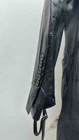 Ann Demeulemeester Leather Coat