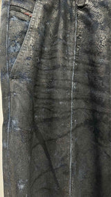 Diesel Waxed Wide Jeans