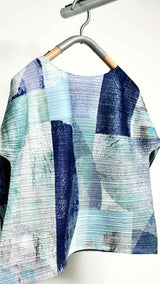 Pleats Please L/S Cropped Pleated Modernist Top