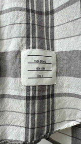 Thom Browne Plaid Oxford Shirt
