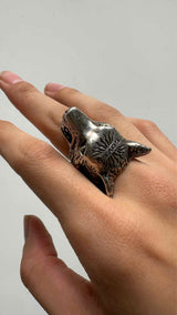 Gucci Anger Forest Wolf Head Ring