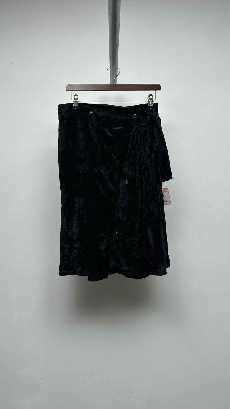 Issey Miyake Velvet Wrap Skirt