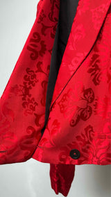 Ann Demeulemeester Botanical Jacquard Blazer Jacket