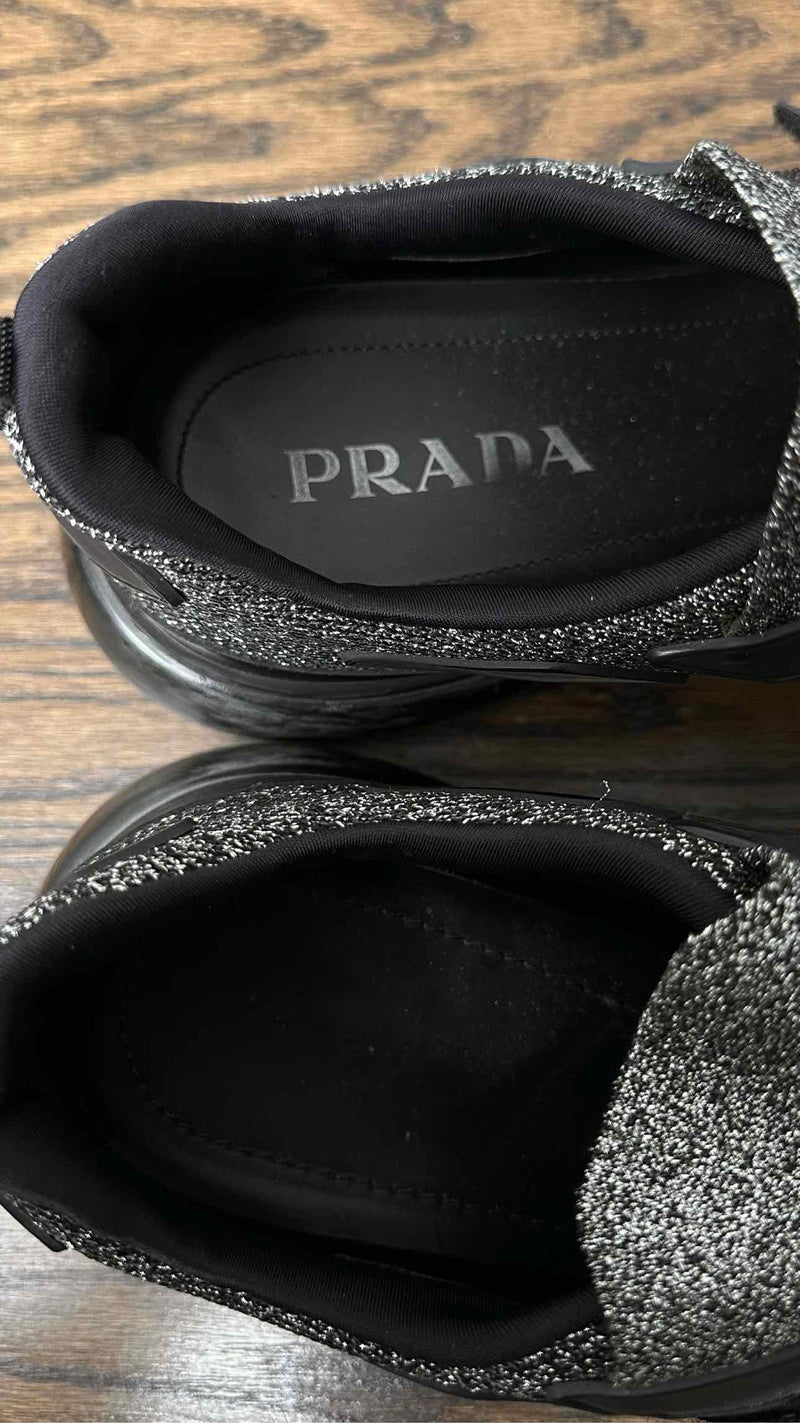 PRADA Cloudbust Glitter Sneakers