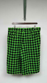 Comme Des Garcons Homme Plus Houndstooth Wool Shorts